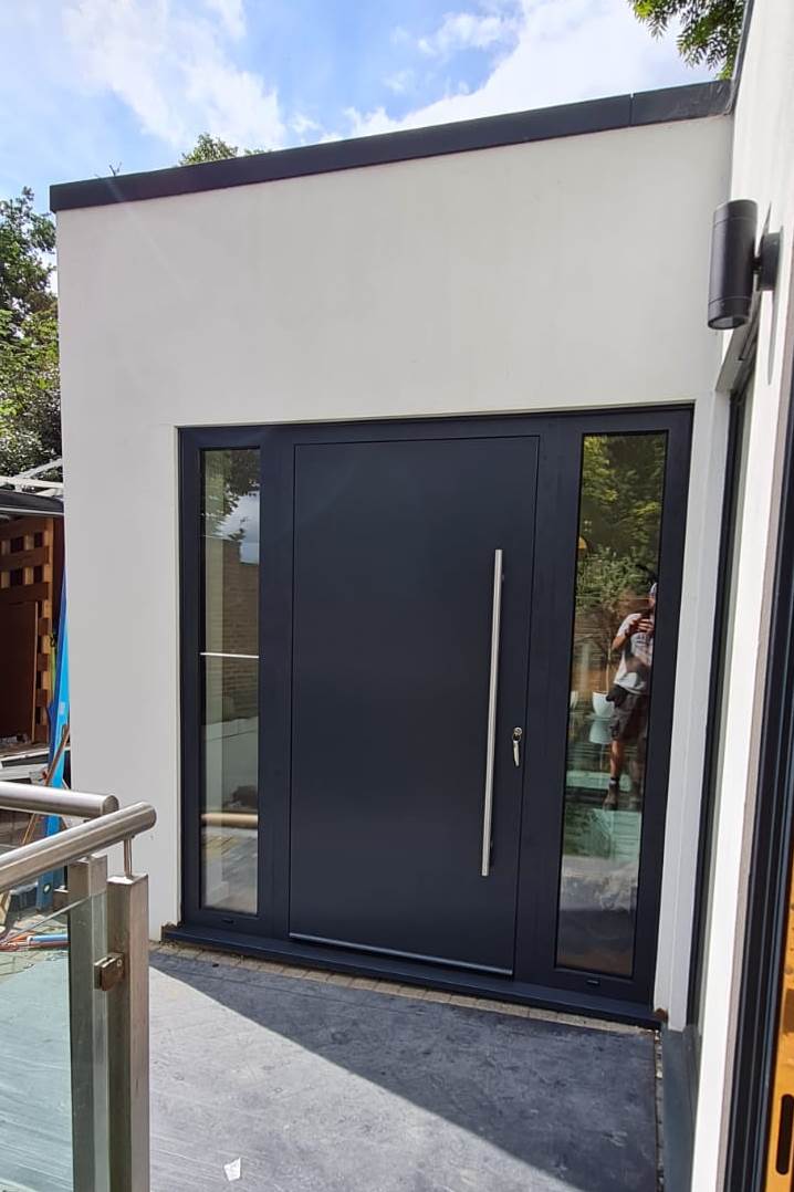 Oversized front doors