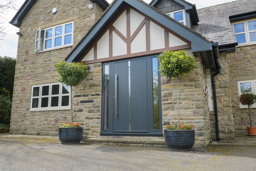 Oversized front doors