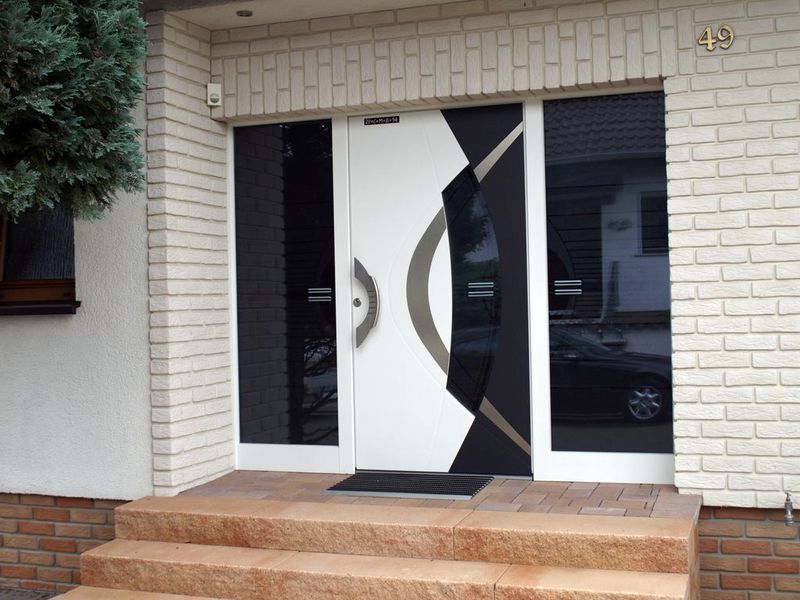 Oversized front doors