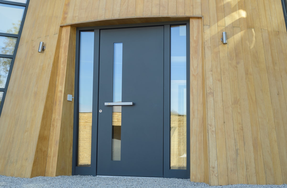 Aluminium entrance doors Epsom